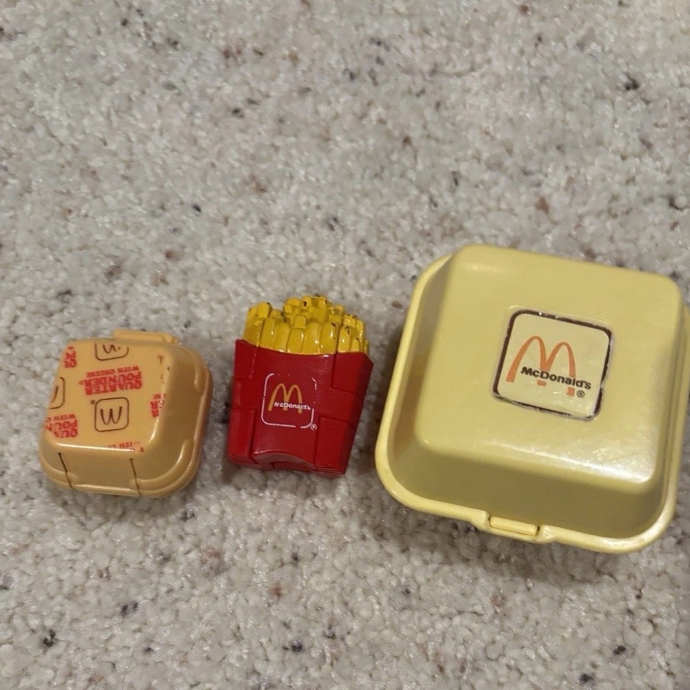 Vintage McDonald's Happy Meal Toys 1985-1990 Good Condition Lot Of 3